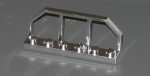   Chrome Silver Plate, Modified 1 x 6 with Train Wagon End   Part:6583 chromed by Bubul