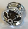 66155 Chrome Silver Wheel 30.4mm D. x 20mm with Center Axle Holes Motorcycle Custom Chromed by Bubul