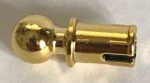   6628 Chrome GOLD Technic, Pin with Friction Ridges Lengthwise and Towball  or: 66906 Custom chromed by Bubul