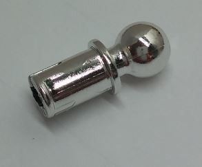 6628 Chrome Silver Technic, Pin with Friction Ridges Lengthwise and Towball  or: 66906 Custom chromed by Bubul