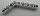 6629 Chrome Silver Technic, Liftarm 1 x 9 Bent (6 - 4) Thick  Part: 6629 Custom chromed by Bubul