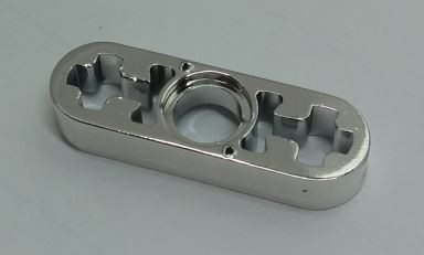 6632 Chrome Silver Technic, Liftarm 1 x 3 Thin  Part: 6632 Custom chromed by Bubul