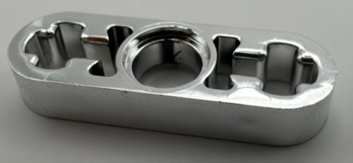 6632 Chrome Silver Technic, Liftarm 1 x 3 Thin  Part: 6632 Custom chromed by Bubul