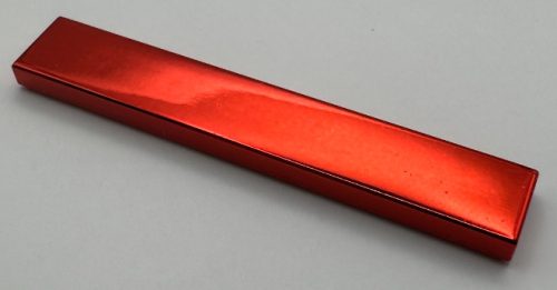 6636 | Chrome Red Tile 1 x 6 | Custom Chromed by Bubul