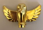 67632 Chrome Gold Owl, Spread Wings  Custom chromed by Bubul