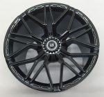    68577 Chrome Black Chrome-Titan Wheel 62.3mm D. x 42mm Technic Racing Large with 10 'Y' Spokes Custom Chromed by Bubul Lamborghini Sian rim