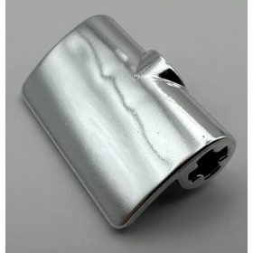   71682 Chrome Silver Technic, Panel Curved 2 x 3 x 1 Custom Chromed by BUBUL