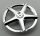 72210a Chrome Silver Wheel Cover 5 Spoke - for Wheel 72206c01 Custom Chromed by BUBUL