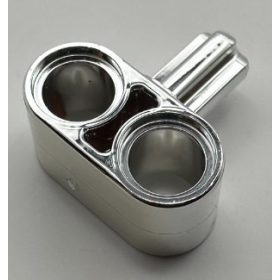   7244 | Technic, Axle and Pin Connector Perpendicular 2L with Axle | Custom Chromed by Bubul