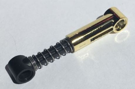 731 Chrome GOLD Technic, Shock Absorber 6.5L, Complete Assembly - Normal Spring   Part: 731c05 or 731    Custom Chromed by Bubul