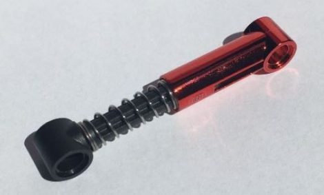 731 Chrome RED Technic, Shock Absorber 6.5L, Complete Assembly - Normal Spring   Part: 731c05 or 731    Custom Chromed by Bubul