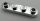 77845 | Chrome Silver Plate, Round 1 x 4 with 2 Open Studs | Custom Chromed by BUBUL
