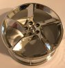 80280 80281 Chrome Silver Wheel 75mm D. x 41mm #1 Model Left or Right Side 73389 73398 Custom Chromed by Bubul Ferrari rim