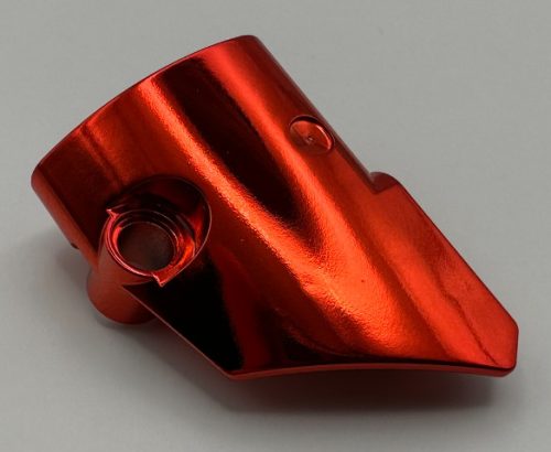 87086 Chrome RED Technic, Panel Fairing # 2 Small Smooth Short, Side B 87086 Custom Chromed by BUBUL