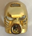   87788 Chrome GOLD Bionicle Mask Hau (Stars) Custom Chromed by BUBUL