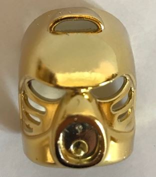87788 Chrome GOLD Bionicle Mask Hau (Stars) Custom Chromed by BUBUL