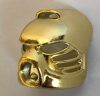 87788 Chrome GOLD Bionicle Mask Hau (Stars) Custom Chromed by BUBUL