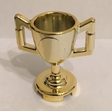 89801 Chrome Gold Minifig, Utensil Trophy Cup  Custom Chromed by BUBUL