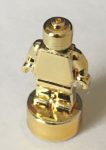 90398 Chrome Gold Statuette, Trophy Custom Chromed by BUBUL