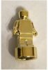 90398 Chrome Gold Statuette, Trophy Custom Chromed by BUBUL