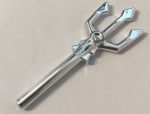   92289 Chrome Silver Minifigure, Weapon Trident or 92290 Custom Chromed by Bubul