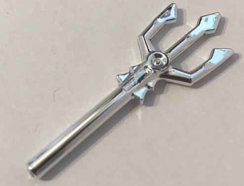 92289 Chrome Silver Minifigure, Weapon Trident or 92290 Custom Chromed by Bubul