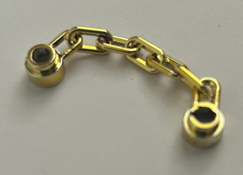 92338 Chrome Gold Chain 5 Links Item No: 92338  Alternate Item No: 39890  Custom Chromed by BUBUL