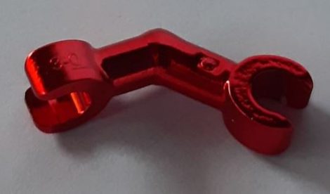 93061 Chrome-RED Arm Skeleton, Bent with Clips at 90 degrees (Vertical Grip)  part 93061 or 26158 Custom Chromed by BUBUL