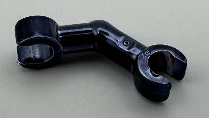 93061 Chrome Titan Arm Skeleton, Bent with Clips at 90 degrees (Vertical Grip)  part 93061 or 26158 Custom Chromed by BUBUL