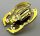 93251 Chrome Gold Minifig, Shield Scarab  Custom Chromed by BUBUL