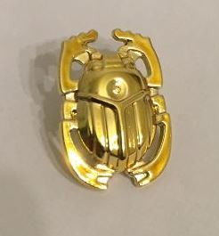 93251 Chrome Gold Minifig, Shield Scarab  Custom Chromed by BUBUL