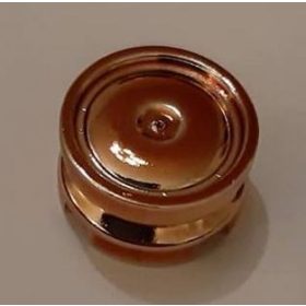   93594 Chrome Copper Wheel 11mm D. x 6mm with Smooth Hubcap Custom Chromed by BUBUL