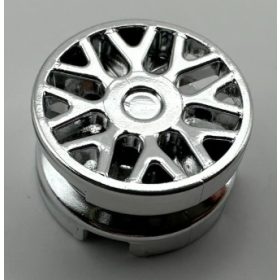   93595 Chrome Silver Wheel 11mm D. x 6mm with 8 'Y' Spokes | Custom Chromed by BUBUL