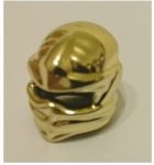   98133 Chrome Gold Minifig, Headgear Ninjago Wrap, Plain Custom Chromed by Bubul