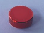   98138_Chrome-RED  Tile, Round 1 x 1  part 98138 or 35381  Custom Chromed by BUBUL