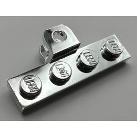   98263 | Plate, Modified 1 x 4 with Tow Ball Socket, Flattened with Holes or 49422 | Custom Chromed by Bubul