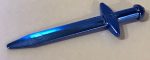   18031 Chrome Blue Minifig, Weapon Sword,   Greatsword Pointed   or 98370   Custom chromed by Bubul
