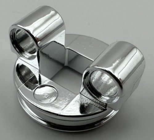 99009 Chrome Silver Technic Turntable 28 Tooth, Base Custom Chromed by BUBUL