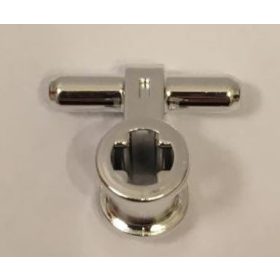   99201 Chrome Silver Pneumatic Hose Connector with Axle Connector  Custom Chromed by BUBUL