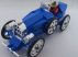 Blue_Bugatti buildable model with chromed parts