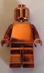   970 Plain minifigure 973 Chrome Copper Custom Chromed by BUBUL 