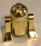   SW0028 R2-D2 minifig  in Chrome GOLD Custom Chromed by BUBUL 