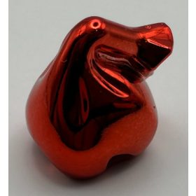   10169 Chrome Red Minifig, Utensil Sack / Bag with Handle 10169 or 17833 Custom Chromed by Bubul