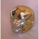  Chrome Gold 10907 and Silver visor Minifigure, Headgear Helmet Space with Open Face and Top Hinge (Iron Man) Custom chromed by Bubul