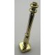 11062 Chrome GOLD Support 2 x 2 x 7 Lamp Post, 4 Base Flutes  Custom Chromed by BUBUL
