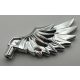 Chrome Silver Minifig, Wing Feathered  11100 Custom Chromed by BUBUL