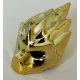 11129 Chrome Gold Minifig, Headgear MaskPattern  Custom Chromed by BUBUL