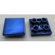 11203 Chrome BLUE Tile, Modified 2 x 2 Inverted Custom Chromed By BUBUL