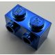 11211 | Chrome Blue Brick, Modified 1 x 2 with Studs on Side | Custom Chromed by Bubul