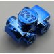 11253 Chrome Blue Minifig, Footgear Roller Skate  or 18747 Custom Chromed by BUBUL